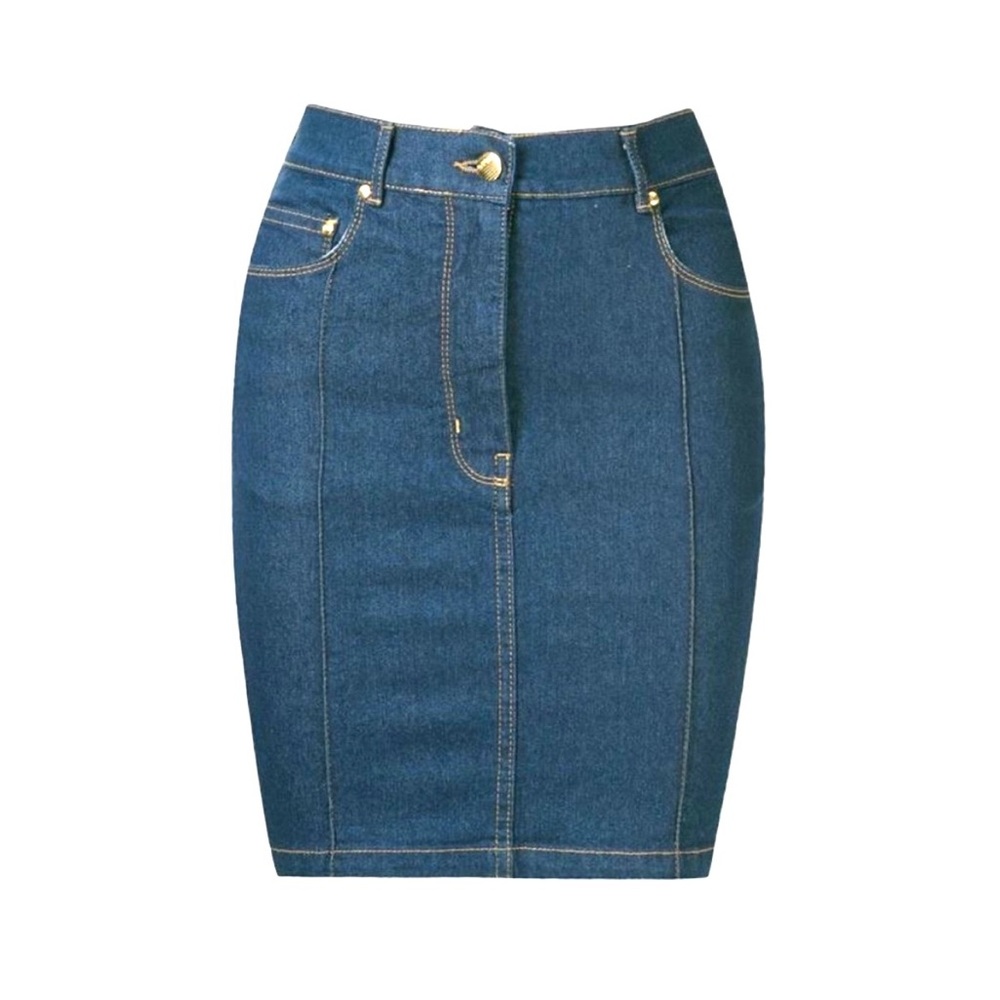 Amapô High Waisted Denim Skirt